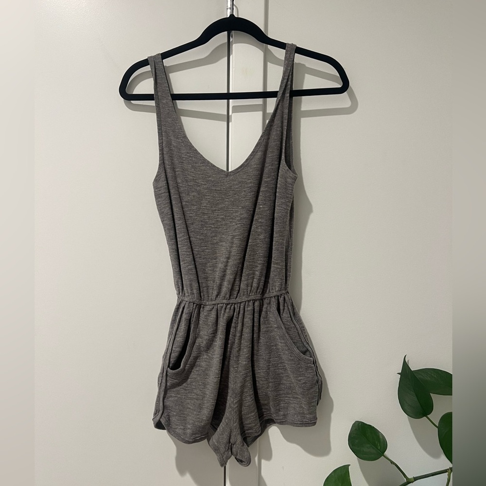 Grey Comfy Romper